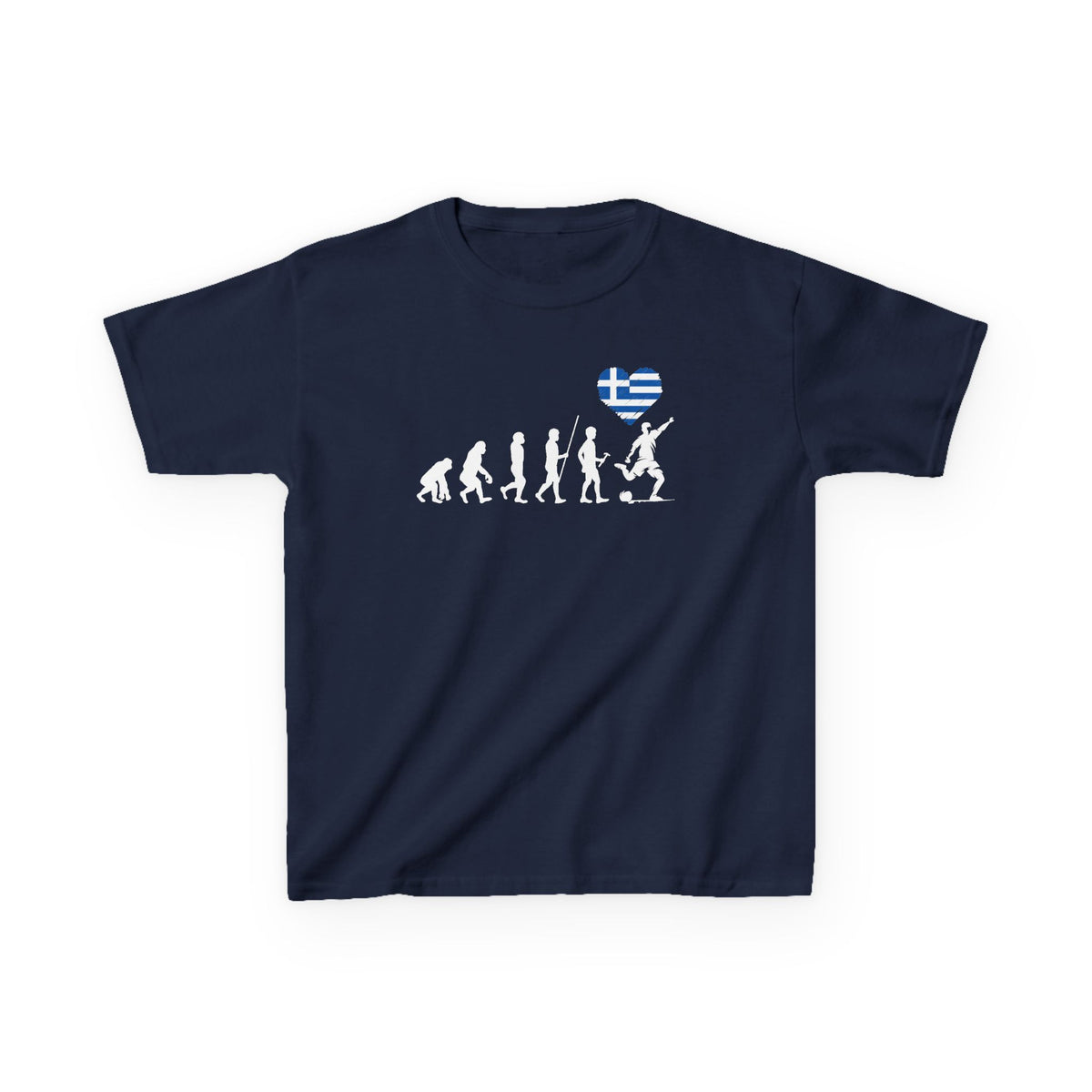 Greece Griechenland Flagge Wappen Heimat Fußball Sport Fan Geschenkidee - Für Kinder & Jugendliche Unisex T-Shirt