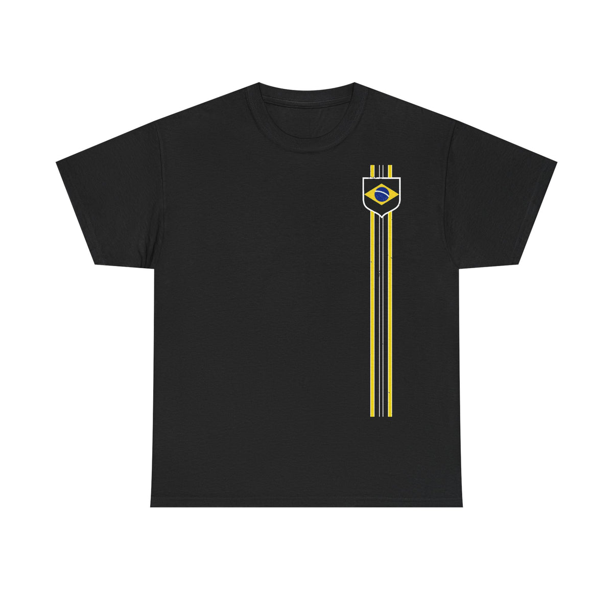Brazil Brasilien Wappen Flagge Sport Fan Fußball Geschenkidee - Unisex T-Shirt