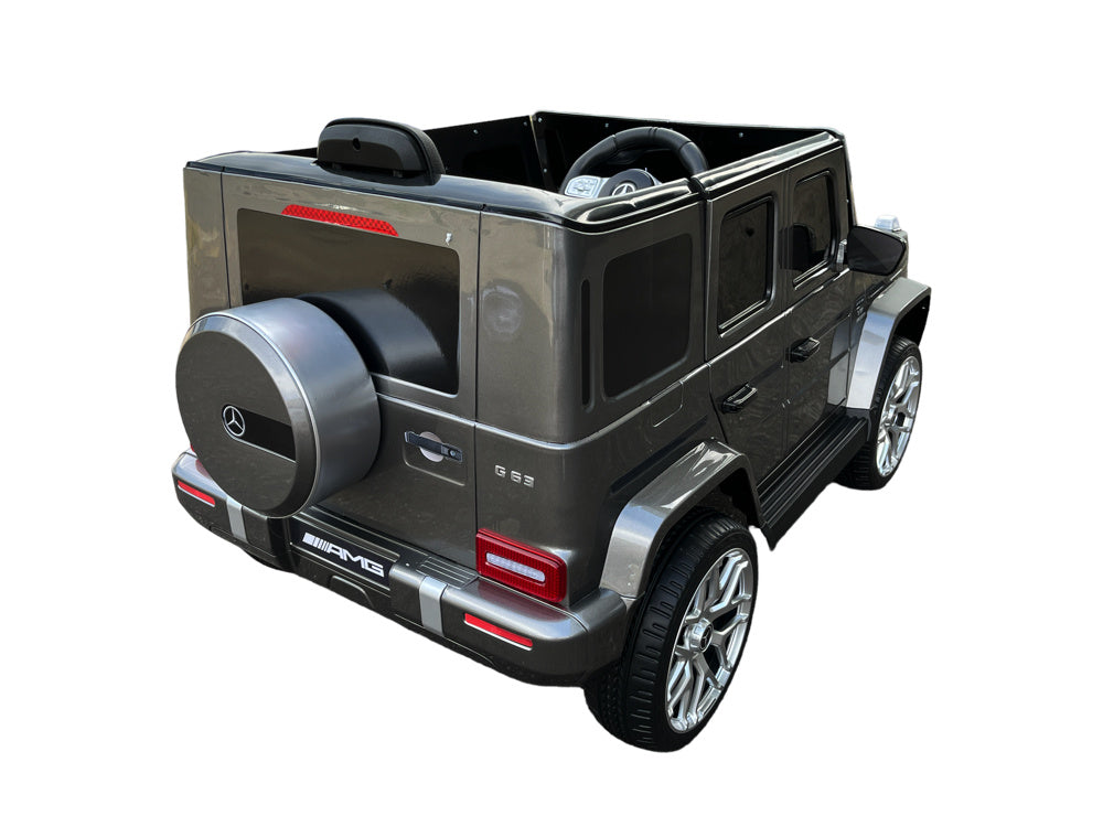 Mercedes G63, 12-Volt-Kinderbatterieauto, Gummireifen, Ledersitz Und Mehr!