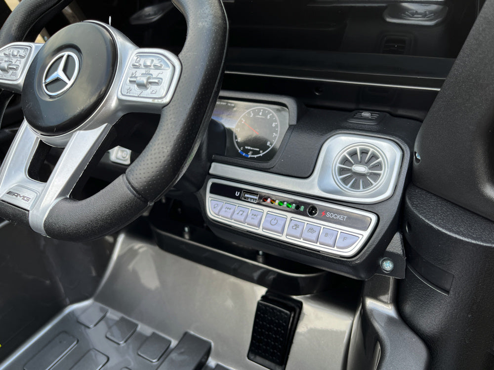 Mercedes G63, 12-Volt-Kinderbatterieauto, Gummireifen, Ledersitz Und Mehr!
