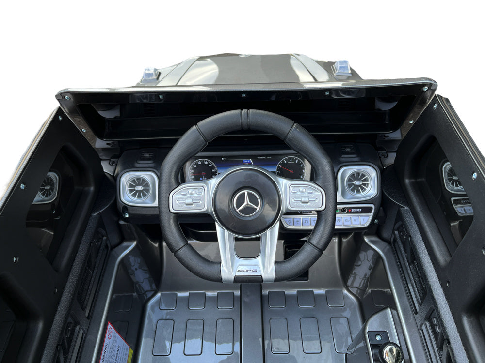 Mercedes G63, 12-Volt-Kinderbatterieauto, Gummireifen, Ledersitz Und Mehr!