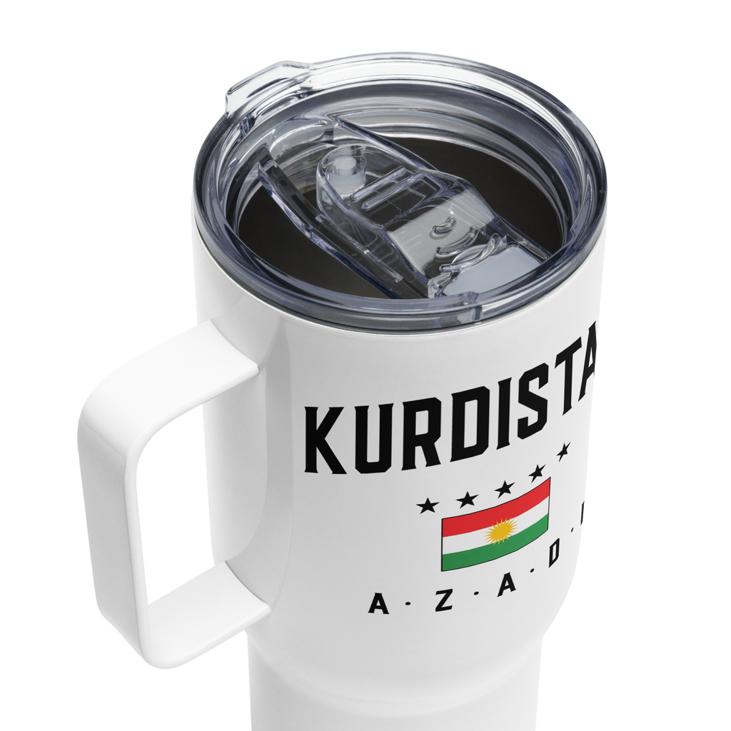Kurdistan Azadi - Reisebecher mit Griff