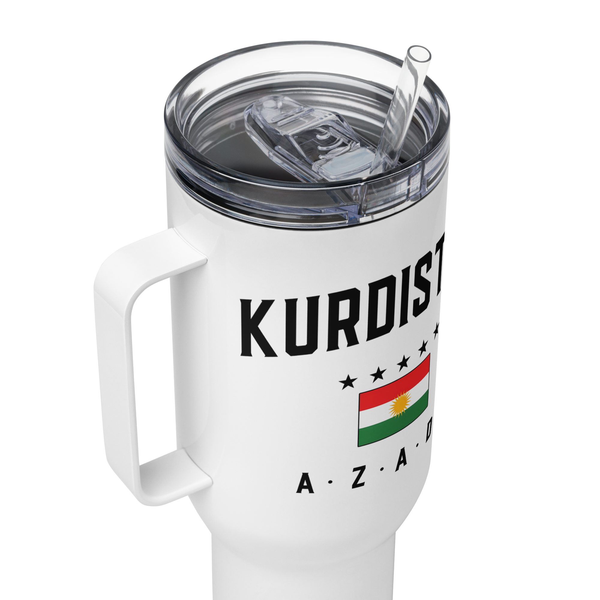 Kurdistan Azadi - Reisebecher mit Griff
